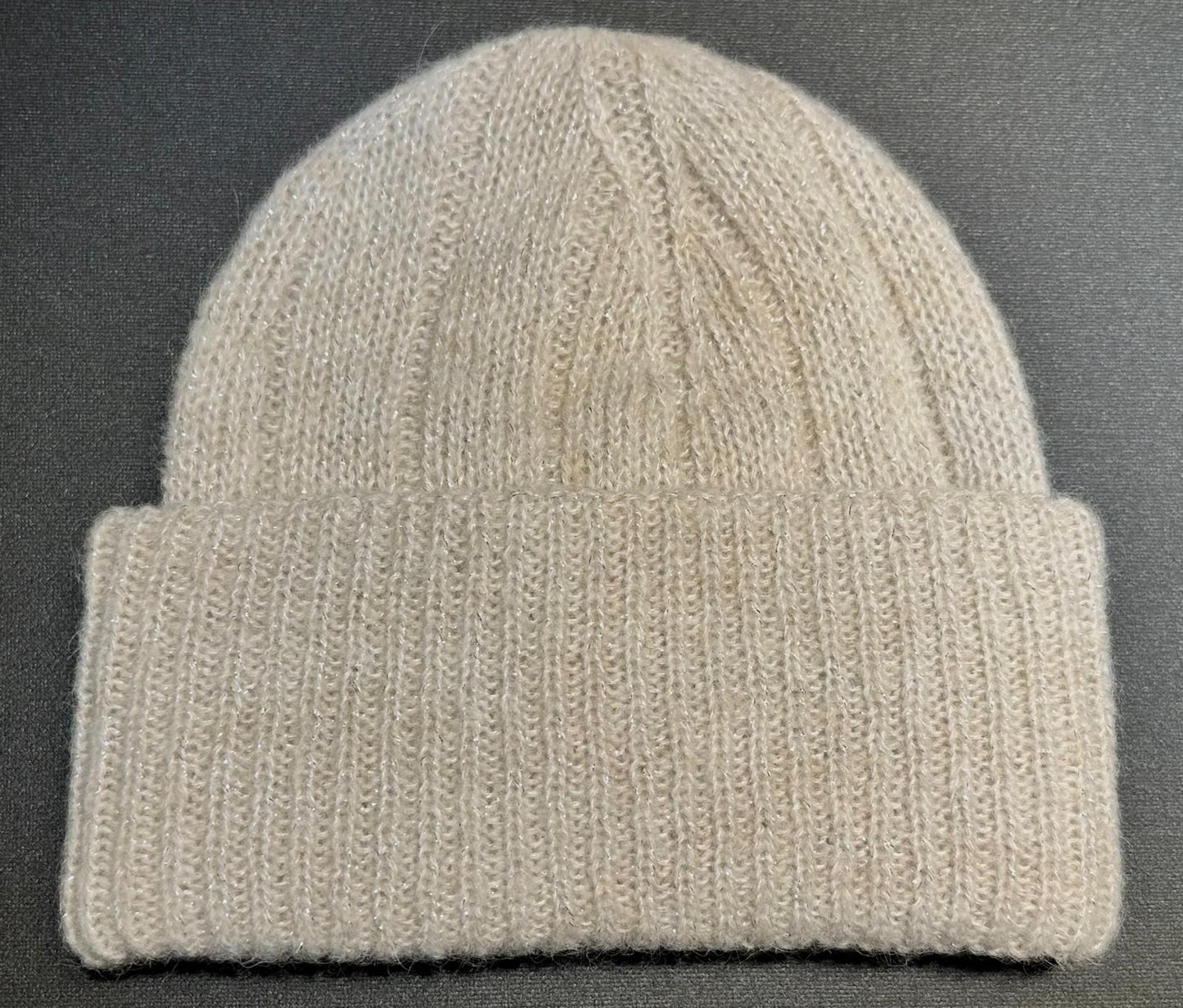 Căciulă Beanie cu inserție argintie