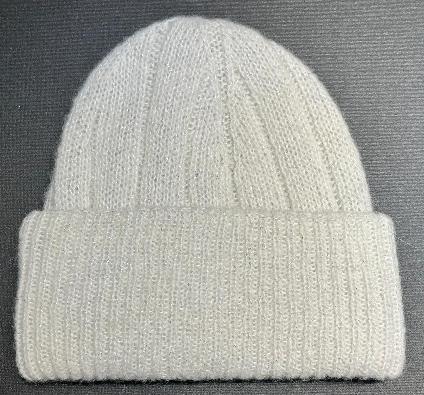 Căciulă Beanie cu inserție argintie